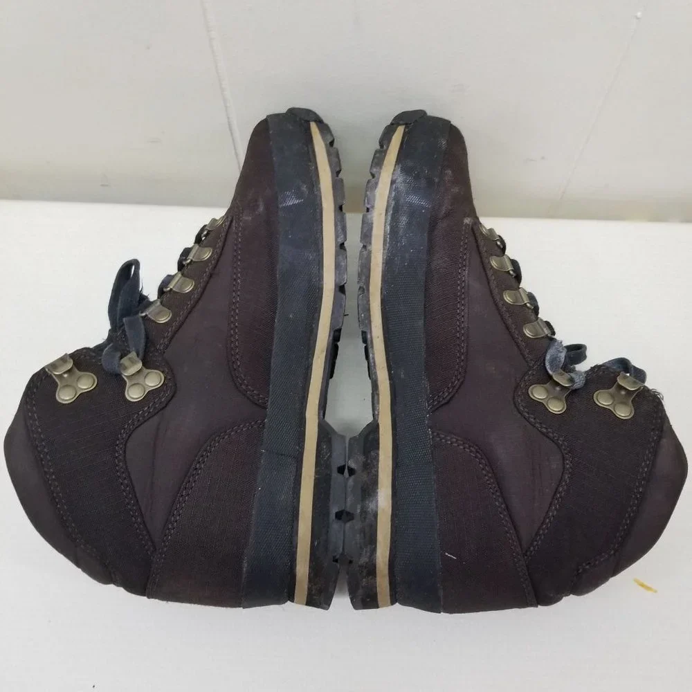 Timberland 9.5 Brown‎ High Top Boots Chunky Grunge Hiking Work